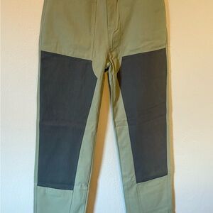 Liquid Lagoon Men's Olive and Gray Cargo Pants 33/34